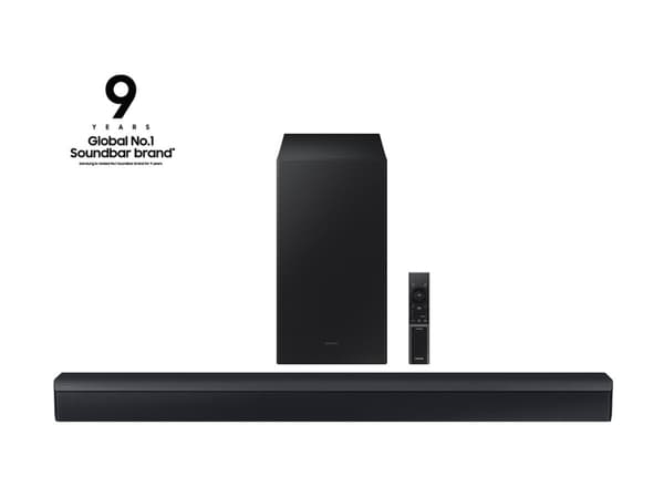 Samsung HW-C450 - C-sarja - lydbarsystem - 2.1-kanava - trådløs - Bluetooth - 300 Watt (Total) - lajittelu