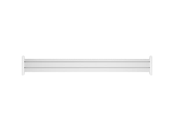 InLine 23181A, Seinäkisko, Valkoinen, Alumiini, Muovi, 23181B, 1000 mm, 1 kpl