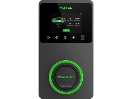 Autel MaxiCharger EU AC W22-S-4G-L-M-DG 22kW, 4G, LCD, MID mørkegrå lader (106000069)