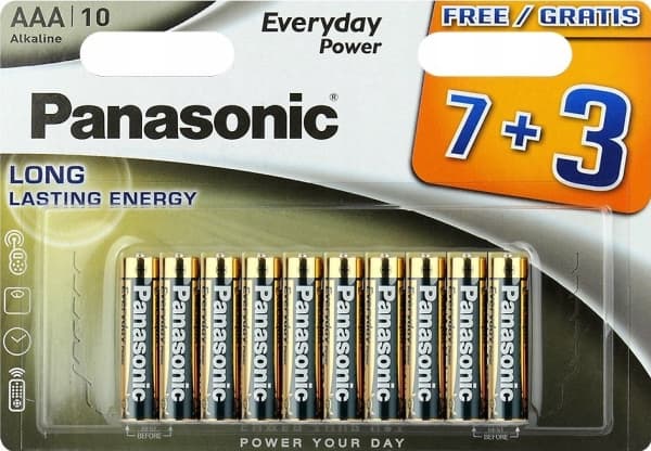 Panasonic Everyday Power battery LR03EPS/10BW (7+3)