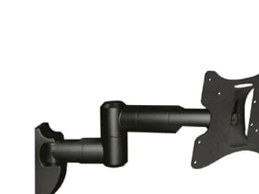 HQ FSB07B, 50 x 50 mm, 200 x 200 mm, -20 - 20°, -270 - 270°, Plast, Stål, Sort Sort
