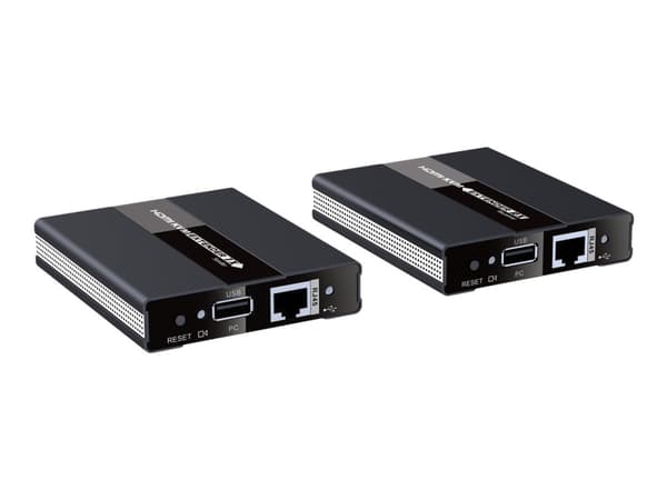 Techly 104790 KVM Extender HDMI+USB Cat6:lle, 60m, 1080p 60Hz