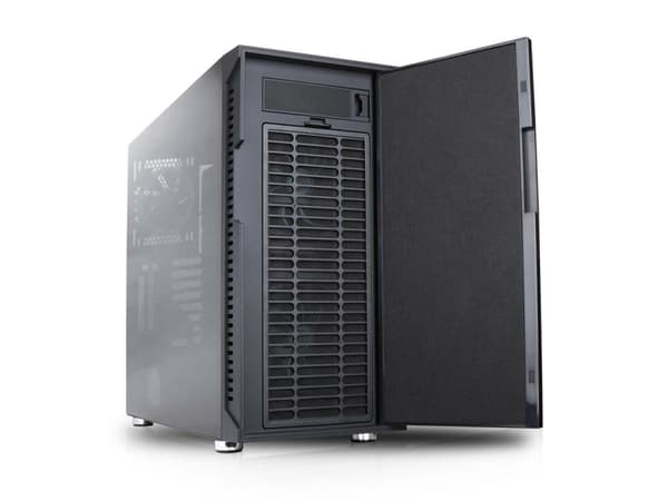 Geh Nanoxia Deep Silence 8 - Pro TG USB 3.1 - mATX/ATX ODD:llä varustettuna