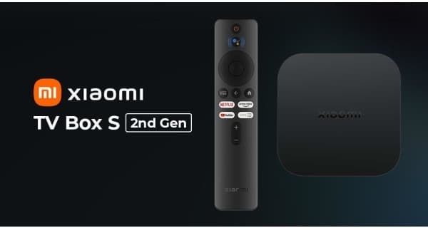 Xiaomi TV Box S - 2a generation - AV-spelare - 2 GB RAM - 8 GB - 4K UHD (2160p) - svart
