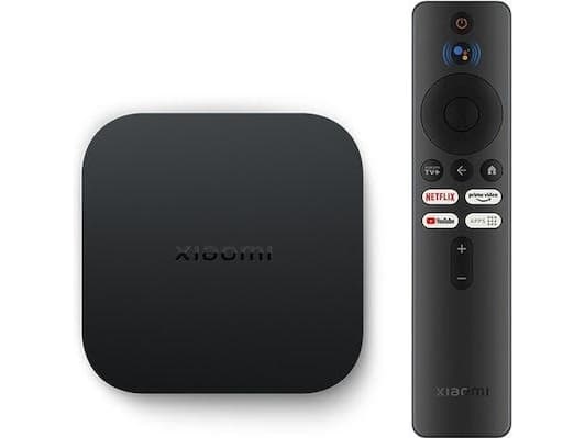 Xiaomi TV Box S - 2a generation - AV-spelare - 2 GB RAM - 8 GB - 4K UHD (2160p) - svart