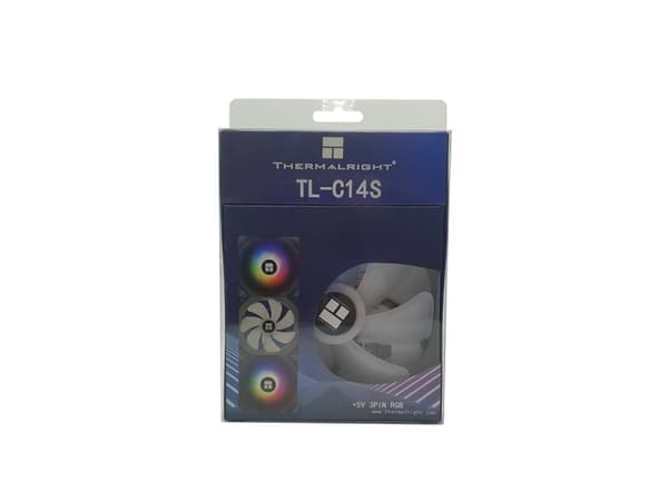 Thermalright TL-C14S ARGB, Luftkjøler, 14 cm, 1500 RPM, 26,6 dB, 74,3 cfm, Sort