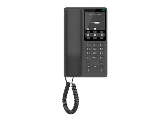 Grandstream GHP Series GHP621 - VoIP-telefon - treveis anropskapasitet - SIP - 2 linjer - svart