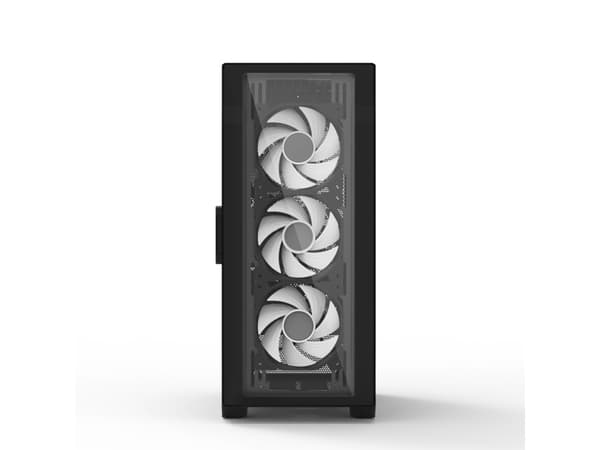PC-kotelo I3 Neo TG Mid Tower RGB 4x tuuletin, musta
