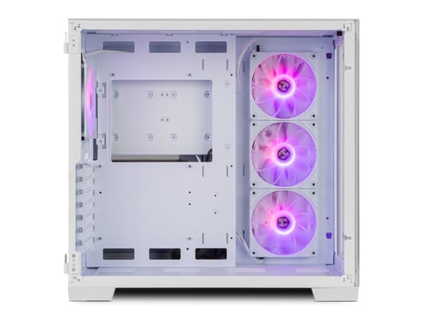 NOX Hummer Astra, Midi Tower, PC, Vit, ATX, ITX, micro ATX, Stål, Härdat glas, Spela