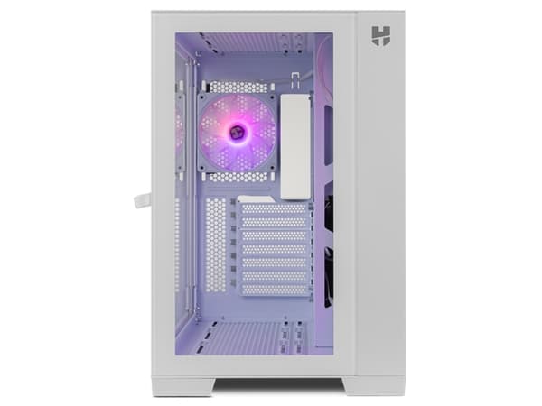 NOX Hummer Astra, Midi Tower, PC, Vit, ATX, ITX, micro ATX, Stål, Härdat glas, Spela