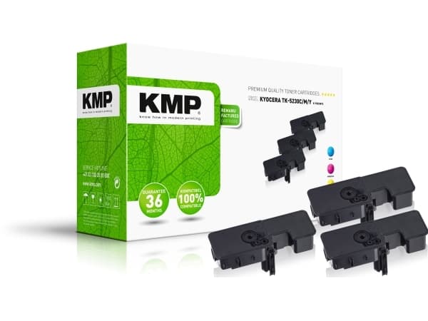KMP 2911,3030, 6600 sider, Cyan, Fiolblå, Gult, 3 stykker