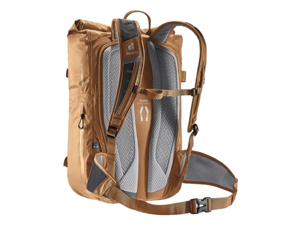 Deuter Amager 25+5, Päällinen, Selkäpehmuste, Lantiovyö, Pyöräily, Musta, Ruskea, Polyamidi, Termoplastinen polyuretaani (TPU), 420 D