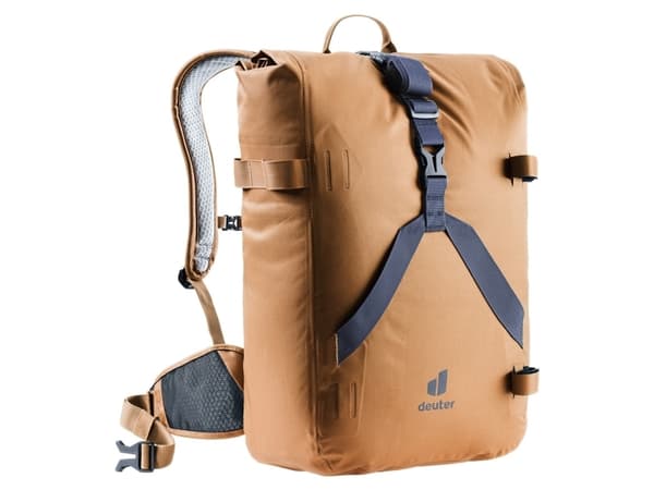 Deuter Amager 25+5, Päällinen, Selkäpehmuste, Lantiovyö, Pyöräily, Musta, Ruskea, Polyamidi, Termoplastinen polyuretaani (TPU), 420 D