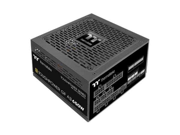 Thermaltake ToughPower GF3 - Strømforsyning (sisäinen) - 650 Watt - 650 Watt musta