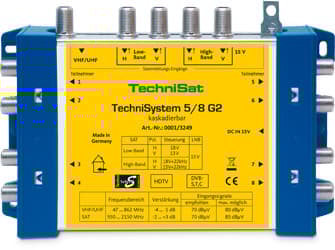 TechniSat TechniSystem 5/8 G2 - Satellitt / terrestrisk signal multi-kontakt