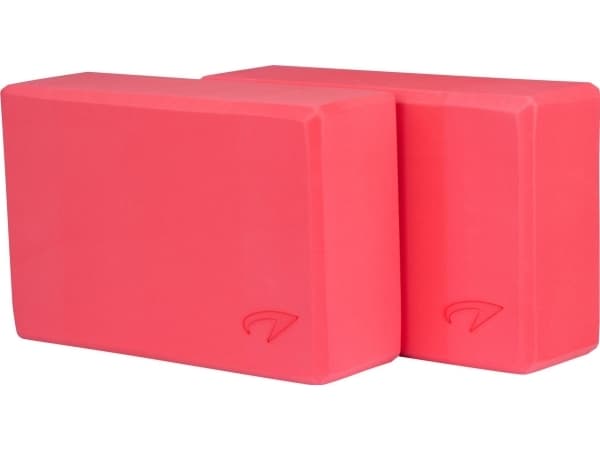 Avento Yoga övningsblock rosa