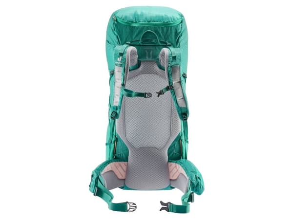 Deuter AIRCONTACT ULTRA 50+5, Innvendig ramme, Topp, Bakre polstring, Hoftebelte, Turgåing, Lange turer, Fjellklatring, Turgåing, Grønn, fern-alpineg