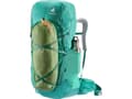 Miniatyrbilde 2 av 5: Deuter AIRCONTACT ULTRA 50+5, Innvendig ramme, Topp, Bakre polstring, Hoftebelte, Turgåing, Lange turer, Fjellklatring, Turgåing, Grønn, fern-alpineg