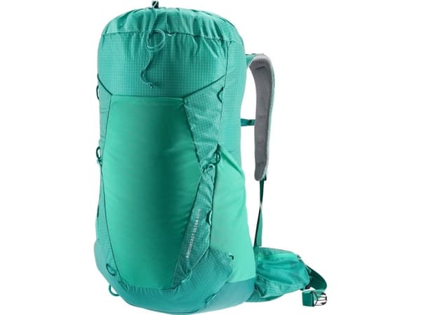 Deuter AIRCONTACT ULTRA 50+5, Innvendig ramme, Topp, Bakre polstring, Hoftebelte, Turgåing, Lange turer, Fjellklatring, Turgåing, Grønn, fern-alpineg