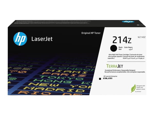 HP 214Z erittäin riittoisa musta alkuperäinen LaserJet-värikasetti, 31000 sivua, Musta, 1 kpl