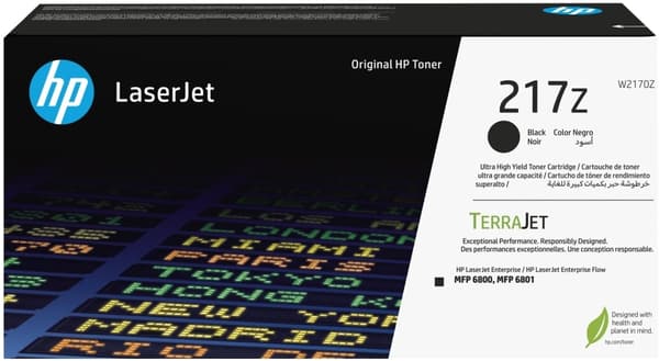 HP 217Z - Høy ytelse - svart - original - LaserJet - tonerpatron (W2170Z) - for Color LaserJet Enterprise MFP 6800; LaserJet Enterprise Flow MFP 6800