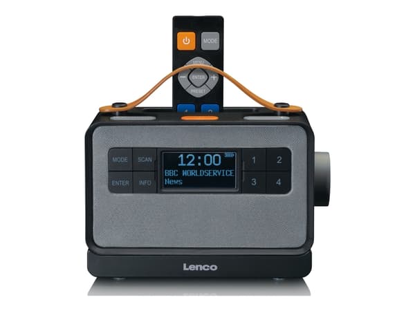 Lenco PDR-065 - Bärbar DAB-radio - 4 Watt - inget operativsystem - svart