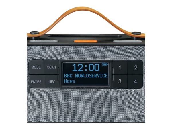 Lenco PDR-065 - Bärbar DAB-radio - 4 Watt - inget operativsystem - svart