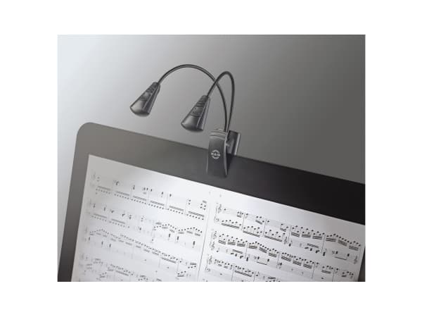König & Meyer 12243 - Sort - Plast - LED - 700 Lux - 2,5 cm - Batteri (12243-000-55)