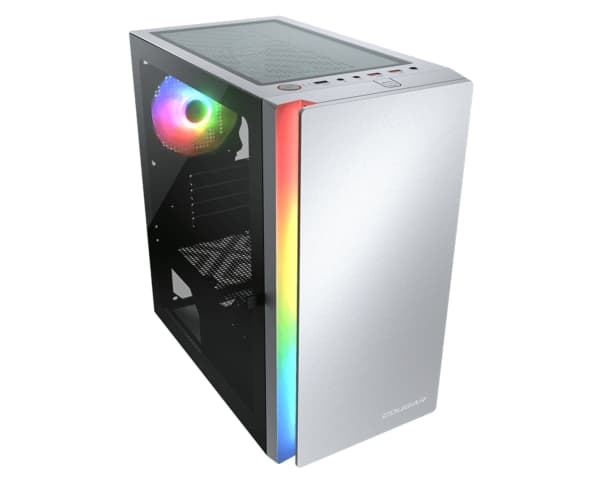 COUGAR Gaming PURITY RGB, Mini Tower, PC, Valkoinen, mikro ATX, Mini-ITX, Multi, 16 cm