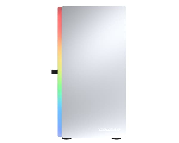 COUGAR Gaming PURITY RGB, Mini Tower, PC, Valkoinen, mikro ATX, Mini-ITX, Multi, 16 cm Valkoinen