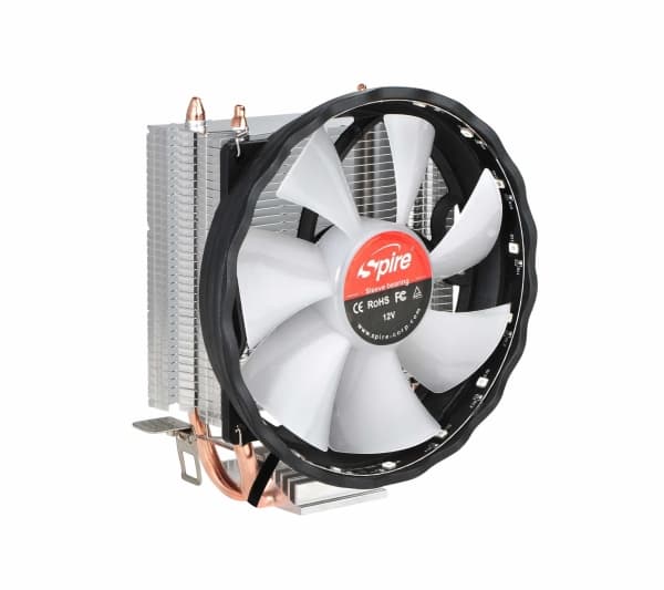 Spire XERUS 200, Fan, 12 cm, 800 RPM, 1500 RPM, Svart, Silver