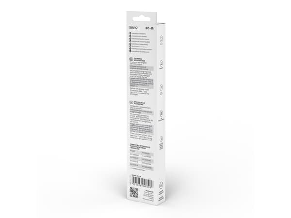 Savio RC-15 universal remote control/replacement for TCL SMART TV, TV, IR Kabelfri, Trykknapper, Sort