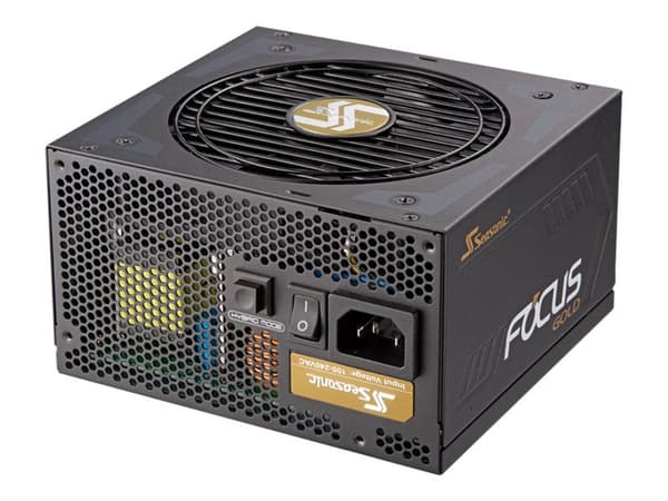 Seasonic FOCUS Gold SSR-650FM - Strømforsyning (intern) - ATX12V - 80 PLUS Gold - AC 100-240 V - 650 watt Sort