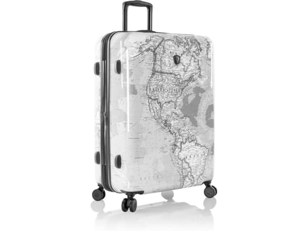 Heys Journey 3G Fashion Spinner 76 cm koffert, svart-hvitt kart