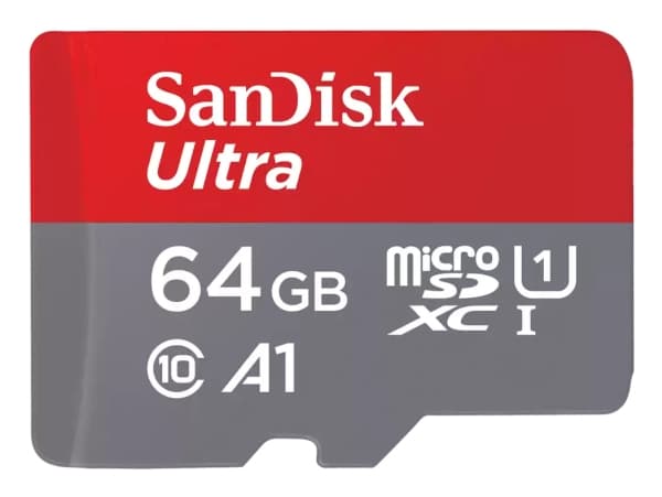 SanDisk Ultra - Flashminnekort (microSDXC til SD-adapter inkludert) - 64 GB