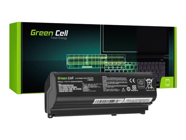 Green Cell - Batteri til bærbar PC (tilsvarer: ASUS A42N1403) - litiumion - 6-cellers - 4400 mAh - svart - for ASUS ROG G751JL; G751JM; G751JT; G751J