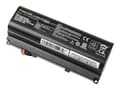 Miniatyrbilde 2 av 5: Green Cell - Batteri til bærbar PC (tilsvarer: ASUS A42N1403) - litiumion - 6-cellers - 4400 mAh - svart - for ASUS ROG G751JL; G751JM; G751JT; G751J