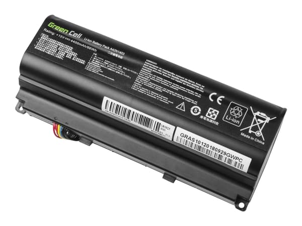 Green Cell - Batteri til bærbar PC (tilsvarer: ASUS A42N1403) - litiumion - 6-cellers - 4400 mAh - svart - for ASUS ROG G751JL; G751JM; G751JT; G751J