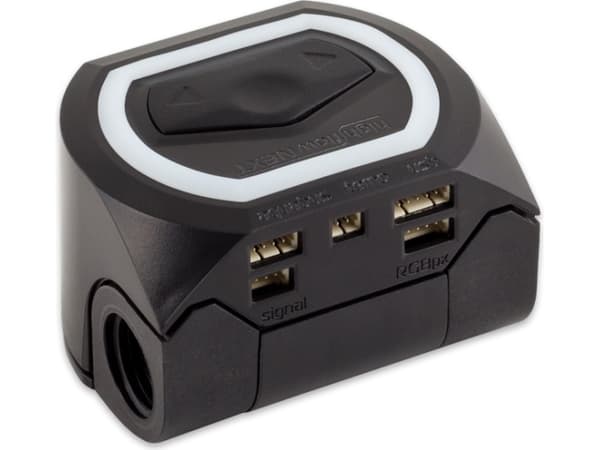 Aqua Computer Durchflusssensor high flow NEXT, OLED, 2x G1/4, RGBpx - schwarz