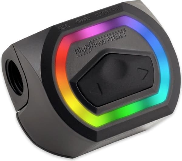 Aqua Computer Durchflusssensor high flow NEXT, OLED, 2x G1/4, RGBpx - schwarz