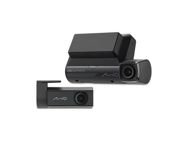 Mio 955W Dual, 4K Ultra HD, 140°, 60 fps, H.265, Svart, 4,57 cm (1.8")