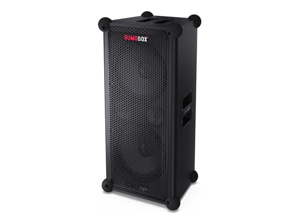 Sharp SumoBox CP-LS100 - Høyttaler - 2.0-kanal - trådløs - Bluetooth - Appstyrt - 120 watt - svart