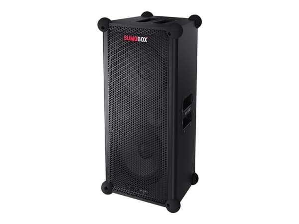 Sharp SumoBox CP-LS100 - Høyttaler - 2.0-kanal - trådløs - Bluetooth - Appstyrt - 120 watt - svart