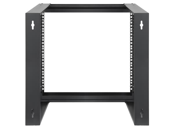 Intellinet 716185, Telinekehikko, Musta, Terästä, 30 kg, 9U, RoHS ANSI/EIA 310-E IEC 60297-3