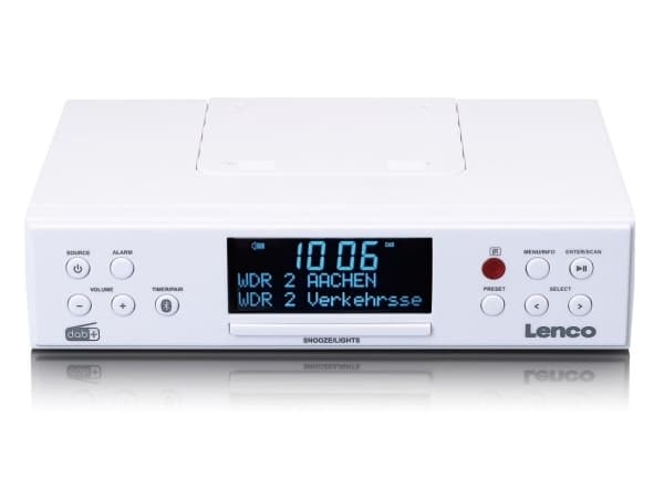 Lenco KCR-190 valkoinen