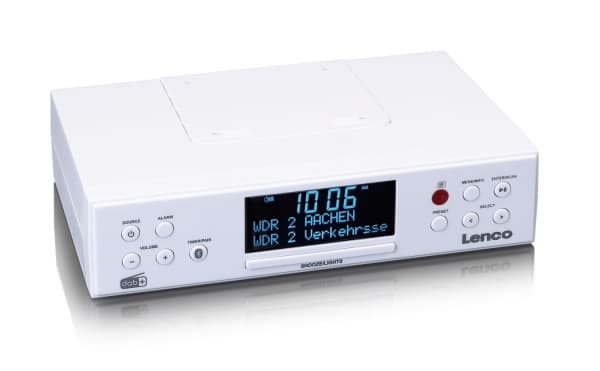 Lenco KCR-190 valkoinen