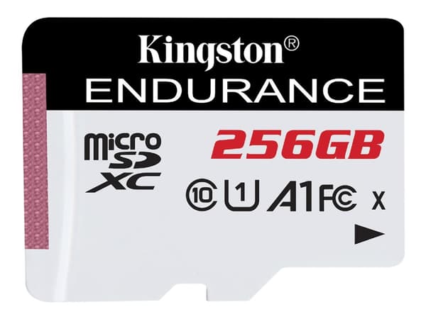 Kingston High Endurance - Flashminnekort - 256 GB - A1 / UHS-I U1 / Class10 - microSDXC UHS-I U1