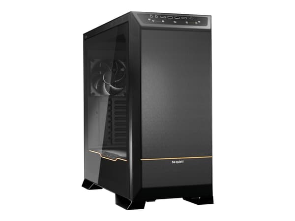be quiet! Dark Base Pro 901 - FT - ATX - genomskinlig sidopanel (härdat glas) - ingen strömförsörjning (ATX / PS/2) - svart - USB/ljud
