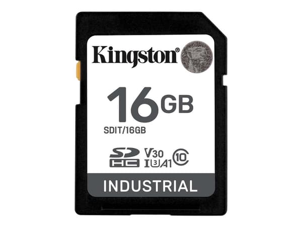Kingston Industrial - Flashminnekort - 16 GB - A1 / Video Class V30 / UHS-I U3 / Class10 - microSDHC UHS-I