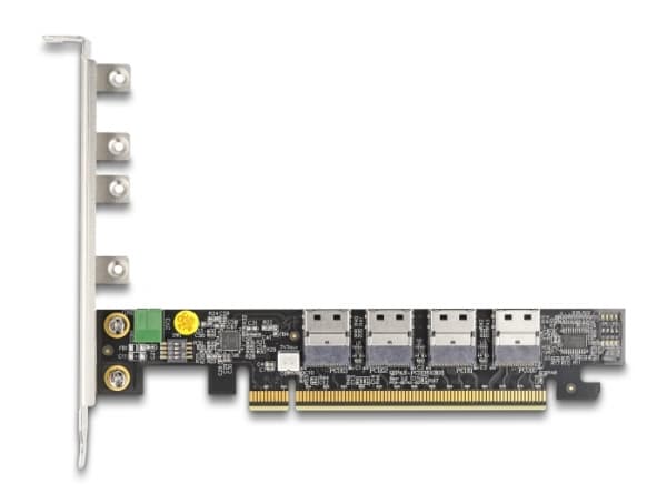DeLOCK 90111, SFF-8654, PCIe, Hona, PCIe 5.0, Vit, Taiwan